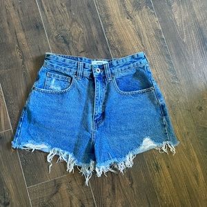 High Rise Mom denim shorts